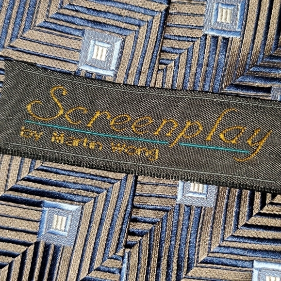 SCREENPLAY PATTERNED TIE NEW - Picture 4 of 6